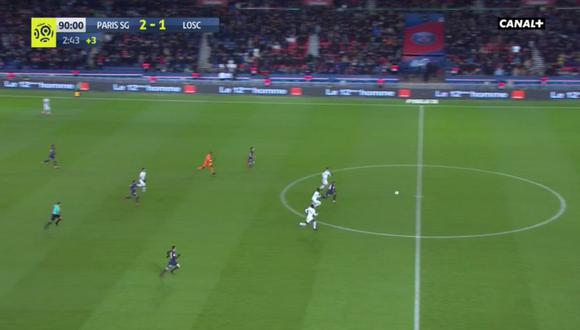 YouTube: Mbappé demostró su espectacular velocidad en este gol. (Foto: Captura de YouTube)