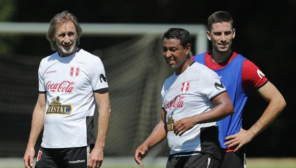 Barcelona - España, 31 de Mayo del 2022
Tercer día de entrenamiento de la selección peruana en el Centro de Alto Rendimiento Deportivo de Sant Cugat en Barcelona de cara al amistoso frente a Nueva Zelanda y al repechaje a Qatar 2022.

Enviado Especial: Daniel Apuy / @photo.gec