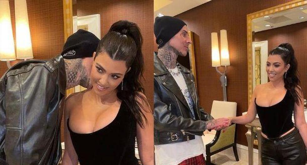 Kourtney Kardashian y Travis Barker comenzaron a salir a fines de 2020. En febrero de este año, ambos oficializaron su relación. (Foto: @kourtneykardash | Instagram)