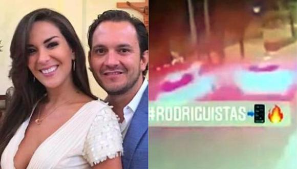 Rodrigo González "Peluchín" difunde imágenes del preciso instante en que Silvia Cornejo chocó el auto de su esposo. (Foto: @silviacornejo87/@rodgonzalezl)