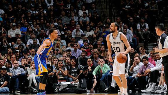 Los Warriors ganaron 120-108 a los Spurs en el tercer juego de la Conferencia Oeste. (Foto: Getty Images)