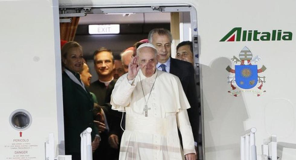 Papa Francisco llegó a México. (Foto: EFE)
