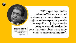 Nelson Shack: las frases del nuevo contralor general ante el Congreso