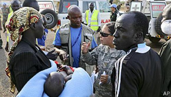 En Sudán del Sur "hay que caminar tapándose la nariz por el olor a cadáver"