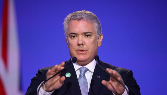 El presidente de Colombia Iván Duque. (HANNAH MCKAY / POOL / AFP).