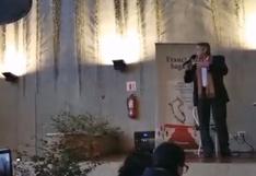 Francisco Sagasti: Grupo ‘La Resistencia’ interrumpe la presentación del libro del expresidente en Barranco