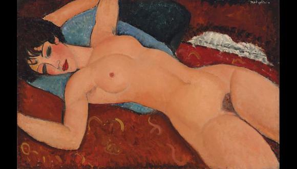 El cuadro de Modigliani ofrecido en Nueva York alcanz&oacute; el mayor valor obtenido en subastas por pintores italianos. (Foto: AP)