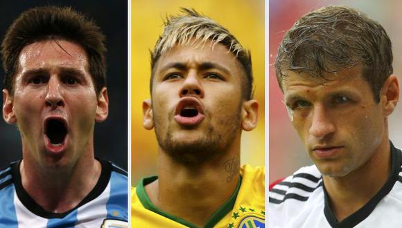Messi, Neymar y Müller enfrentados en los números del Mundial