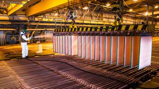 Minem: Producción de cobre y oro cayó en noviembre