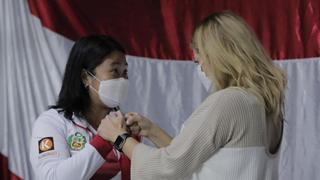 Gisela Valcárcel tras sumarse a la campaña electoral de Keiko Fujimori: “Yo sé lo que es hacer cola”