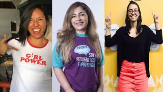 Tres peruanas entran a la historia al ser nominadas al Women in Tech