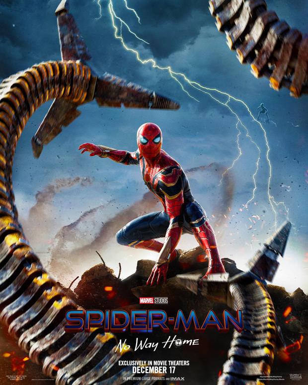 Official poster for “Spider-Man: No way Home”.