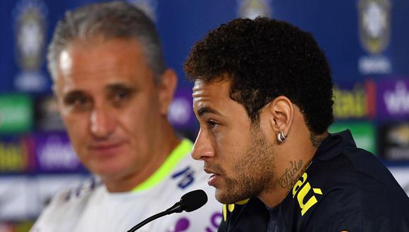 Tite decidió proteger a Neymar de la denuncia que pesa sobre él por violación. (Foto: AFP)