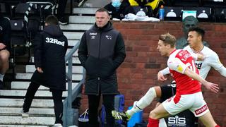 Wayne Rooney perdió en su debut como técnico del Derby County [VIDEO]