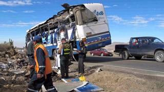 Puno: despiste de bus deja al menos 20 personas heridas