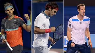 Nadal, Federer y Murray avanzan en el Abierto de Australia