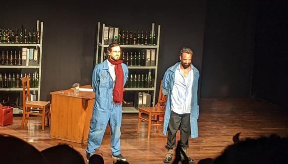 Gabriel González y Alonso Cano, los protagonistas de "Audiencia", dirigida por Vanessa Vizcarra. (Foto: Juan Diego Rodríguez Bazalar)
