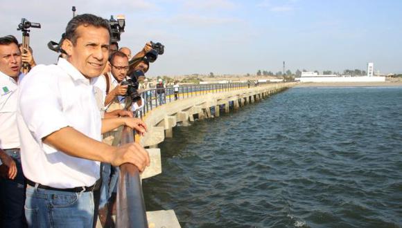 Puerto Morín: Humala inspeccionó construcción de desembarcadero