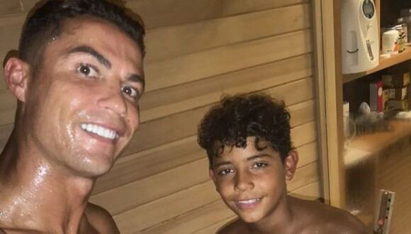 La camiseta favorita de Cristiano Ronaldo Jr. es blanca, de Louis