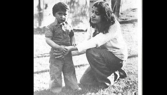 Luis Recabarren con su madre, Nalvia.