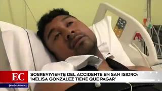 Sobreviviente de accidente en Javier Prado reveló que abogado de Melisa Gonzáles le ofreció dinero