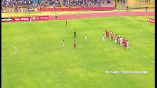 Aldair Rodríguez estuvo cerca del 1-0 de Alianza Lima vs. Sport Huancayo, pero Zamudio atajó el balón | VIDEO
