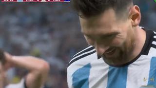 Tras sacarse a 4 rivales: Lionel Messi no pudo anotar el tercero para Argentina | VIDEO