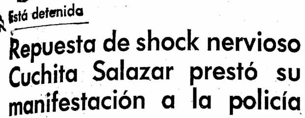 Lima, 3 de marzo de 1963. Cuchita Salazar debió hacer frente a un proceso largo y tedioso que duró casi dos años. (Foto-titular: GEC Archivo Histórico)