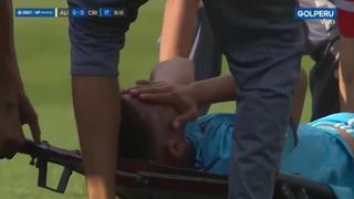 Alianza Lima vs. Sporting Cristal: Martín Távara salió de la cancha por lesión [VIDEO]