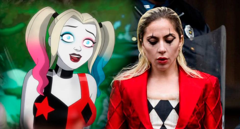 Lady Gaga (derecha) interpreta a Harley Quinn en "Joker 2".