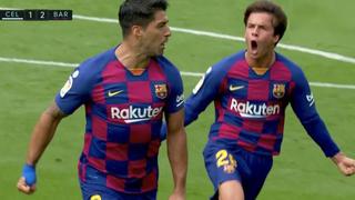 Barcelona vs. Celta de Vigo: ¡Otra vez Suárez! El ‘9′ anotó un golazo para el 2-1 de la tranquilidad para los culés | VIDEO 