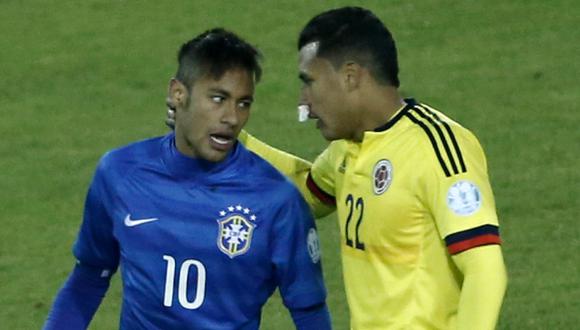 Neymar suspendido una fecha tras gresca en el Brasil-Colombia