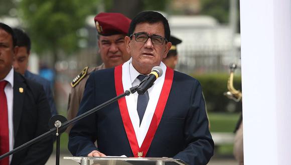 José Williams, presidente del Congreso, se pronunció sobre el pedido de reconsideración del proyecto que plantea adelanto de elecciones para octubre de este año. (Foto: El Comercio)