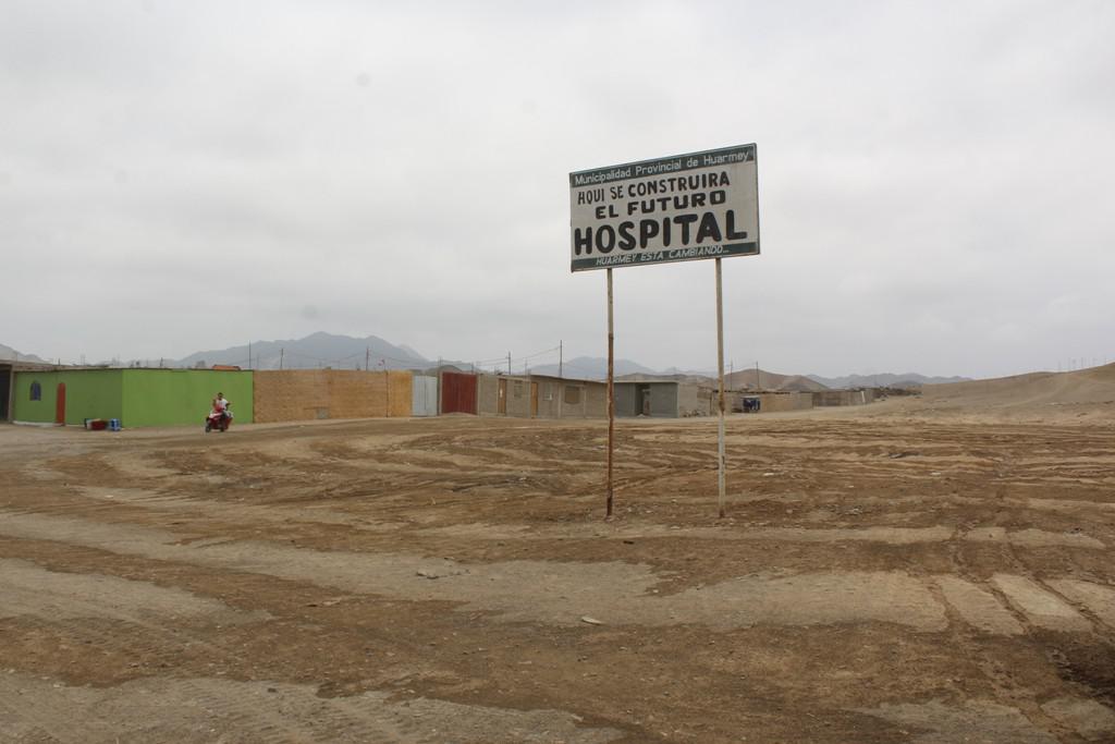 Este es el área donde se construirá el nuevo hospital de Huarmey. El próximo 15 de diciembre se otorgará la buena pro para su construcción. (Foto: Laura Urbina)