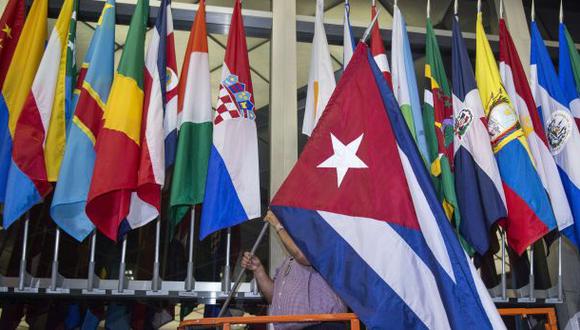 Bandera cubana fue izada en el Departamento de Estado de EE.UU.