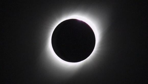 Un eclipse solar total podrá verse en Norteamérica este 8 de abril. (Getty Images).
