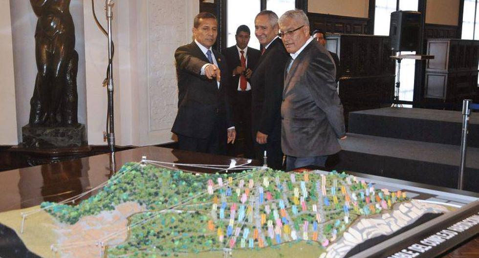 Proyecto servirá para integrar el territorio nacional, aseguró el presidente Ollanta Humala. (Foto: Andina)