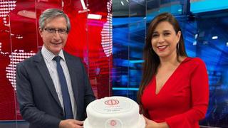 Federico Salazar y Verónica Linares celebraron los 29 años de “América Noticias - Primera Edición”