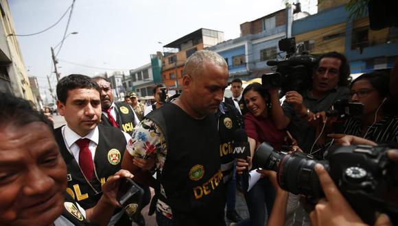 La policía recapturó a Julio César Rojas Mogollón tras dejarlo, inicialmente, en libertad. (Foto: Daniel Apuy/ El Comercio)