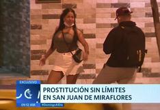 Prostitución se apropia de la vida nocturna de San Juan de Miraflores