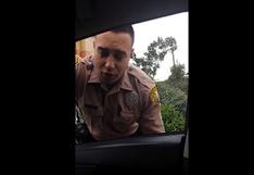YouTube: mujer "detiene" a un policía que conducía a unos 144 km/h