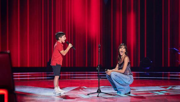 Aitana en la gala 1 de La Voz Kids. Foto: Atresmedia