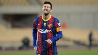 Lionel Messi fue sancionado con dos partidos por la expulsión en la Supercopa