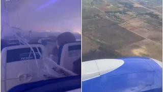 Un avión despegó, se llenó de humo y debió aterrizar de emergencia en La Habana por incendio de turbina | VIDEO