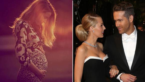 Blake Lively y Ryan Reynolds se convertirán en padres