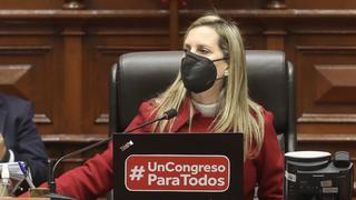 María del Carmen Alva descarta buscar la reelección como presidenta del Congreso: “No está en mi agenda”