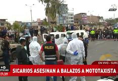 Surco: asesinan de 12 balazos a extranjera en el interior de su mototaxi