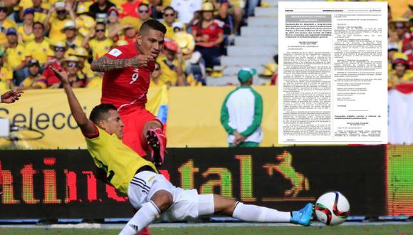 La selección peruana se enfrentará este martes a su similar de Colombia en el Estadio Nacional. (El Comercio)