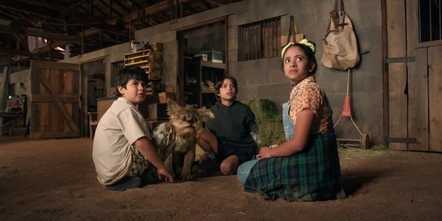 Nickolas Verdugo, Evan Whitten and Ashley Ciarra in “Chupa”.  (Photo: Netflix)
