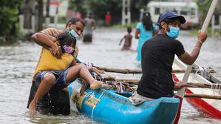 Al menos 6 muertos y 180.000 afectados por las inundaciones en Sri Lanka | FOTOS